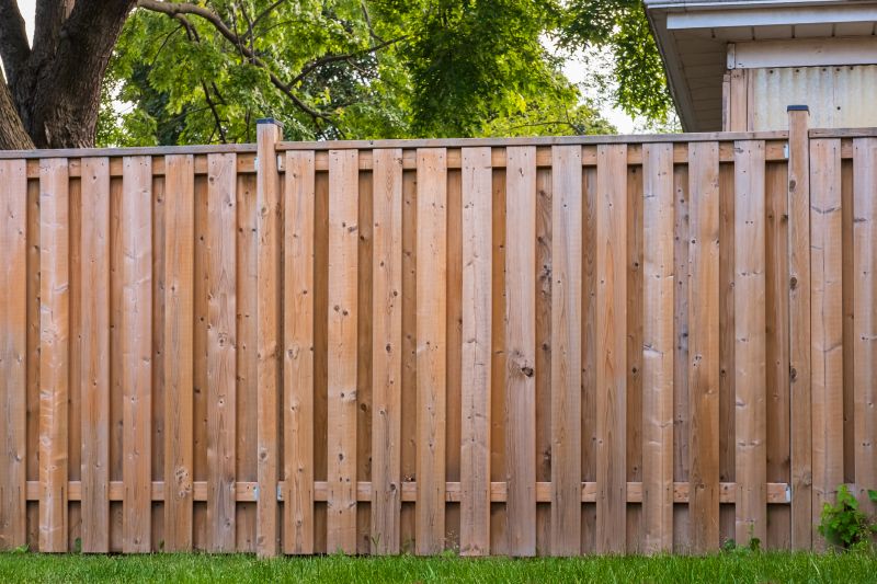 Finished Wood Fence